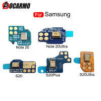 ส่วนประกอบโมดูลไมโครโฟนตั้งโต๊ะ Mic Flex Cable ลดเสียงรบกวนชิ้นส่วนอะไหล่สำหรับ S20 Samsung Galaxy บวก S20 + S20U โน้ต20อัลตร้า