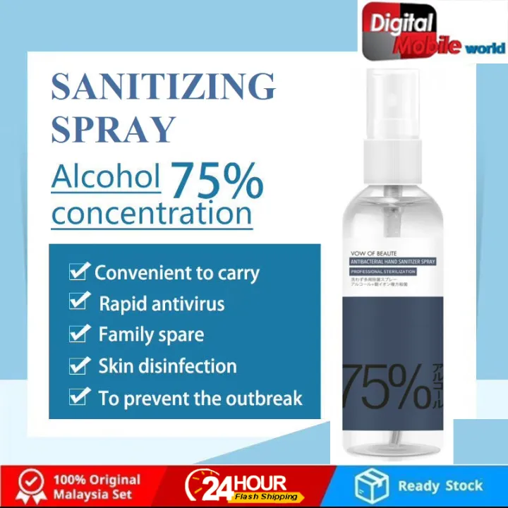 ANTIBACTERIAL HAND SANITIZER SPRAY (100ML) Lazada