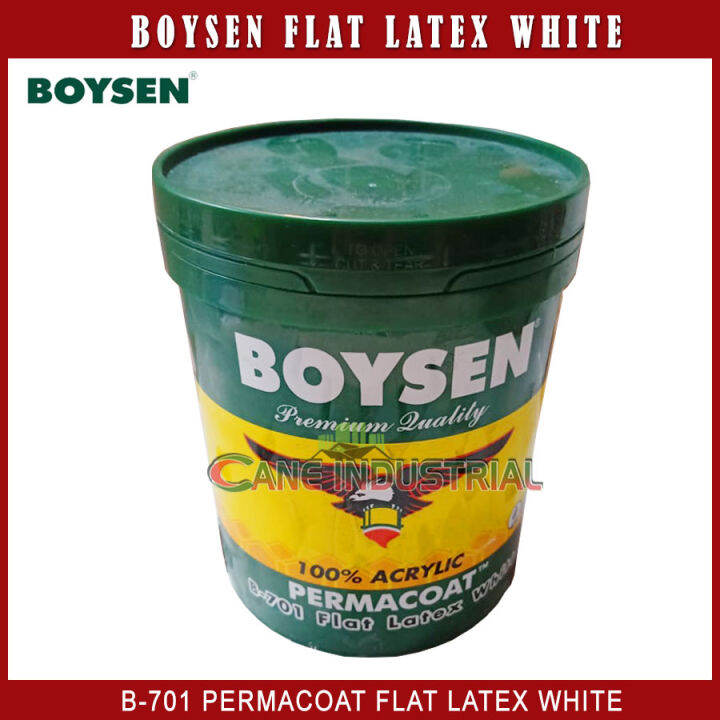 BOYSEN B-701 PERMACOAT FLAT LATEX WHITE 1L | Lazada PH