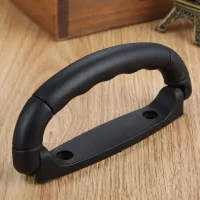 1pc Black Plastic Luggage Handle Suitcase Strap Pull Air Case Carrying Air Bag Grip Anti-Slip Knob 108mm/125mm Box Part Replace