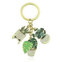 Pendant Earphone Case Keychain Botany Flower Keychain Luggage Accessories Womens Keychain