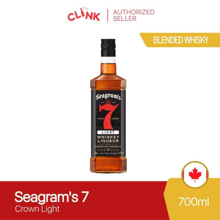Seagrams 7 Crown Light Whisky Liqueur American Whiskey 700ml Lazada PH