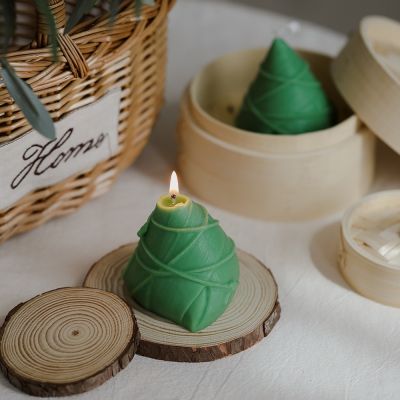 Dragon Boat Festival dumplings scented candles that contain soy wax hand holiday gift lovely sweet atmosphere zongzi candles furnishing articles