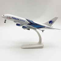 20ซม. โลหะผสมโลหะ Air Malaysia Airlines Airbus 380 A380 Airways เครื่องบินรุ่น Diecast เครื่องบินรุ่นล้อผู้ถือเครื่องบิน #007