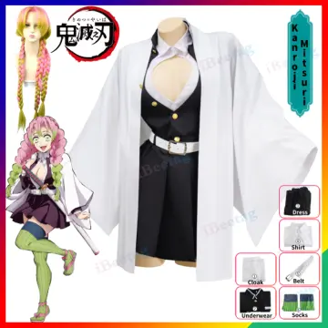 Mitsuri Kanroji Cosplay Kimono Best Price in Singapore Apr