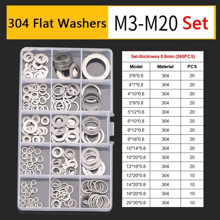 thickness-0-5-0-8-1mm-ultra-thin-flat-washer-set-304-stainless-steel-adjusting-plain-gaskets-high-strength-nails-screws-fasteners