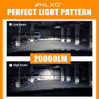 H4 led h7 20000LM Mini with ZES 6500K 5000K LED Lampada H1 Bulb HB3 9005 9006 hb4 Fog Light H8 H11 4300K 12V 2PCS hlxg