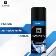 Xịt khử mùi nam Romano Force 150ml