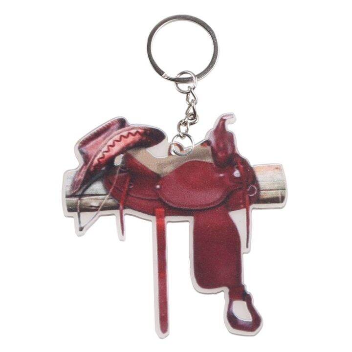 blg-saddle-acrylic-pendant-keychain-for-horses-lover-western-cowboys-for-home-decor-car-rearview-mirror-pendant-july