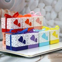 50Pcs Boxes With Favors Gifts Christening Baby Shower Wedding Souvenirs for Guest Supply