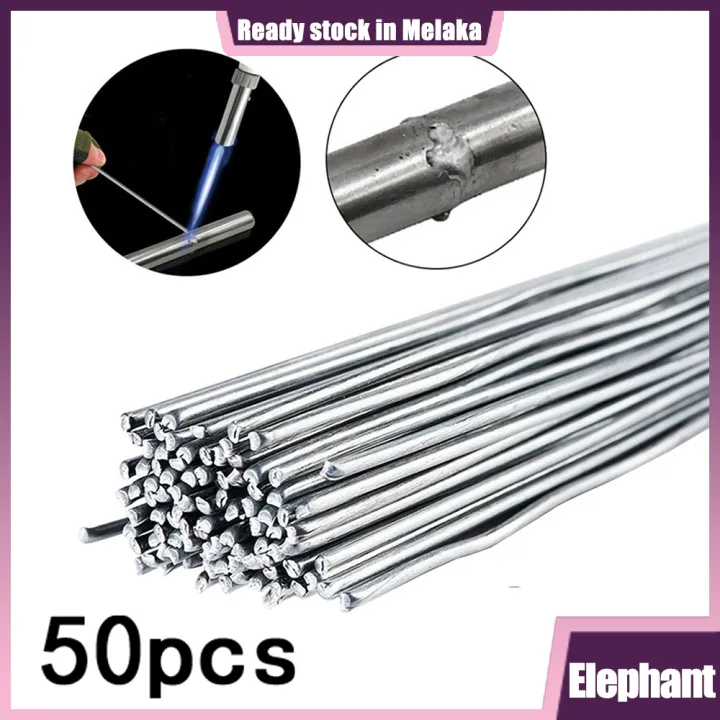 El 50pcs Low Temperature Simple Welding Rods Easy Melt Aluminium Flux