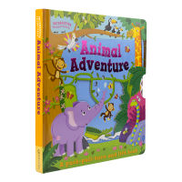 Animal Adventure Animal Adventure Original English story picture book childrens mechanism operation book turntable flipping music imported English books original English books