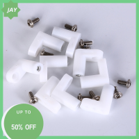 ?【Lowest price】Jay 10pcs FIXED Plastic PCB MOUNTING Feet 20mm L ประเภทฟุตพร้อมสกรู