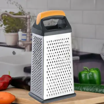 Stainless steel cheese grater, acacia wood cheese grater box, cheese  eraser, shredder, kitchen tool