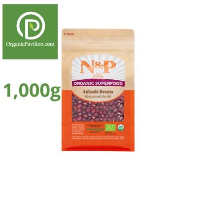 Natural &amp; Premium N&amp;P Organic ถั่วแดงแอดซูกิ Organic Adzuki Beans (1000g)