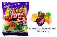 เยลลี่ เยลลี่ผลไม้ Larbee JELLY FRUIT รสผลไม้รวม 20ชิ้น นำเข้าจากประเทศจีน