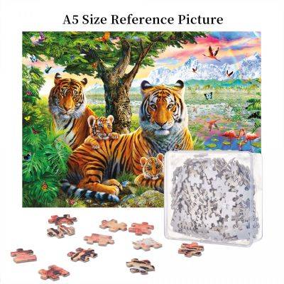 Hidden Tigers Wooden Jigsaw Puzzle 500 Pieces Educational Toy Painting Art Decor Decompression toys 500pcs