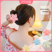 AISHG Pure Color Matte Flower Hair Clip Women Korean Style Simple