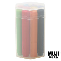 มูจิ ชุดปากกาสี 10 สี ไซซ์เล็ก - MUJI Mini Hexagonal Color Pen Set 10 Colors