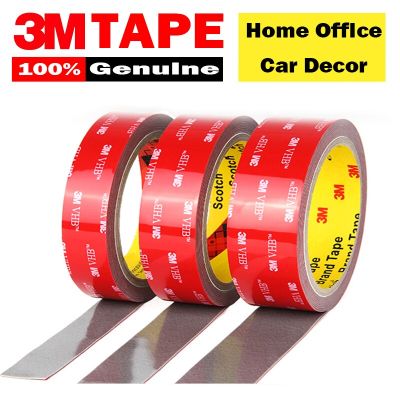 3M 3 Meter 3 M VHB 0.8MM Heavy Duty Mounting Double Sided Adhesive Acrylic Foam Tape No Trace 6mm 10mm 20mm 30mm 40mm 50mm Adhesives Tape