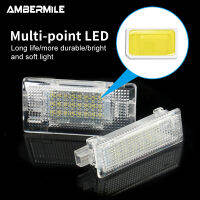 AMBERMILE สำหรับ Mini Cooper One S R56 R61 F55 F56 F60 Countryman Hatchback รถลำต้นไฟ LED มหาดไทยโคมไฟหลอดไฟอุปกรณ์เสริมในรถยนต์