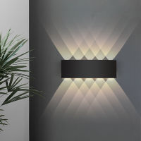 LED Wall Lamp IP65 Waterproof Outdoor Fence Garden Lights Aluminum Indoor Fashion Wall Light For Living Room Stairs Corridor