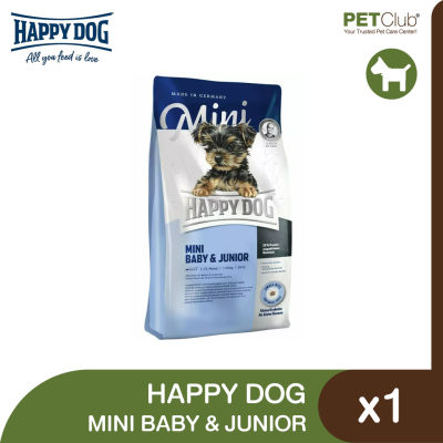 [PETClub] Happy Dog Mini Baby &amp; Junior - อาหารลูกสุนัขพันธุ์เล็ก ปราศจากกลูเต็น 2 ขนาด [300g ,1kg]