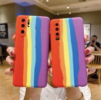 เคสสายรุ้ง ซิลิโคน เคสโทรศัพท์ Realme รุ่น เคส Realme 5 / Realme 5s / Realme 5i / Realme 6i / Realme C3 เคสกันกระแทก เคสราคาถูก