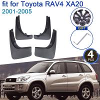 แผ่นบังโคลนรถยนต์สำหรับโตโยต้า RAV4 XA20 2001-2005 2nd อุปกรณ์แต่งบังโคลนใหม่ยางกันโคลนพนังป้องกันการสาด