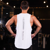 （Ready Stock）? 2023 Summer New Mens Sports Leisure Running Fitness Basketball Training Cotton Elastic Loose Vest YY