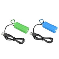 2 Set Usb Mini Aeration Pump Air Pump Aquarium Aerator Ultra Quiet Mini Fish Tank Go Fishing Oxygen Pump - Blue &amp; Green