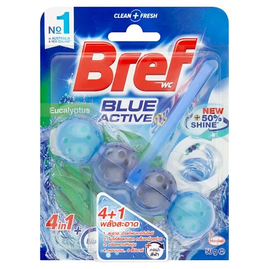 💥จัดโปร !!!💥 เบรฟ บลู แอคทีฟ กลิ่นยูคาลิปตัส 50กรัม Bref Eucalyptus