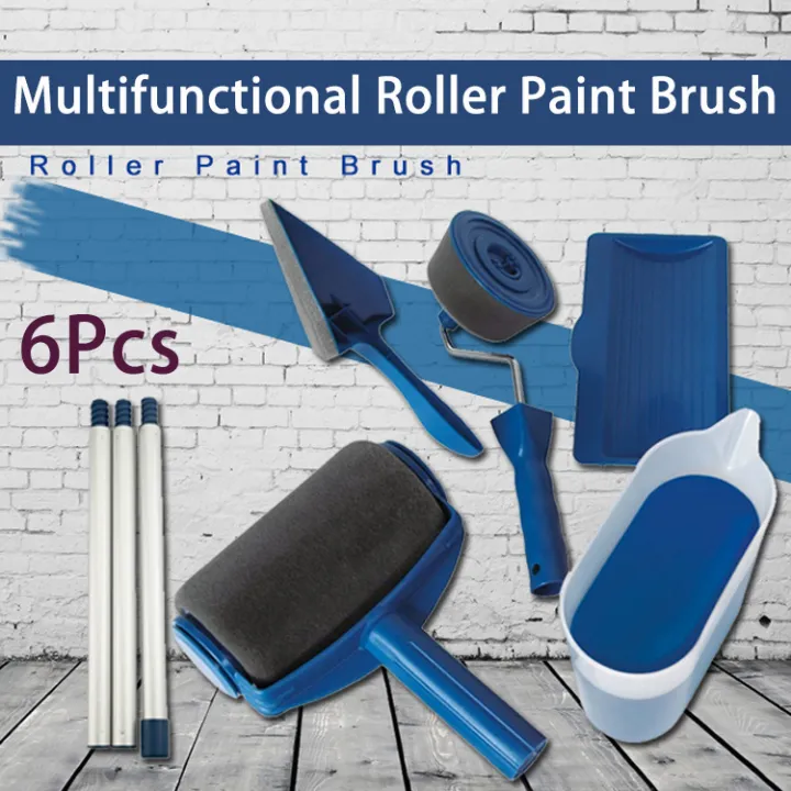 （Ready Stock）Painting 5 in 1 Kit Seamless Multifunction Paint Roller