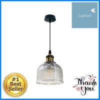 ไฟช่อ EVL HG-33006 ใส/ทอง/ดำ 1 หัวPENDANT LAMP EVL HG-33006 CLEAR/GOLD/BLACK 1-LIGHT **มีบริการชำระเงินปลายทาง**