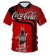 Coke Summer Cool Coca-Cola Red Hiphop 3D Print Women Men Summer Polo Casual Poloshirt 38（Contactthe seller, free customization）high-quality