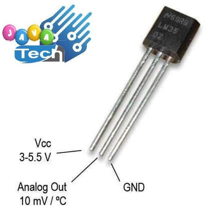 Sensor Suhu LM35 Temperature Sensor TO92 Package Lazada Indonesia