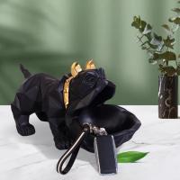 Dog Animal Statue Desk Home Decor Storage Figurine Sculpture Top Ornament