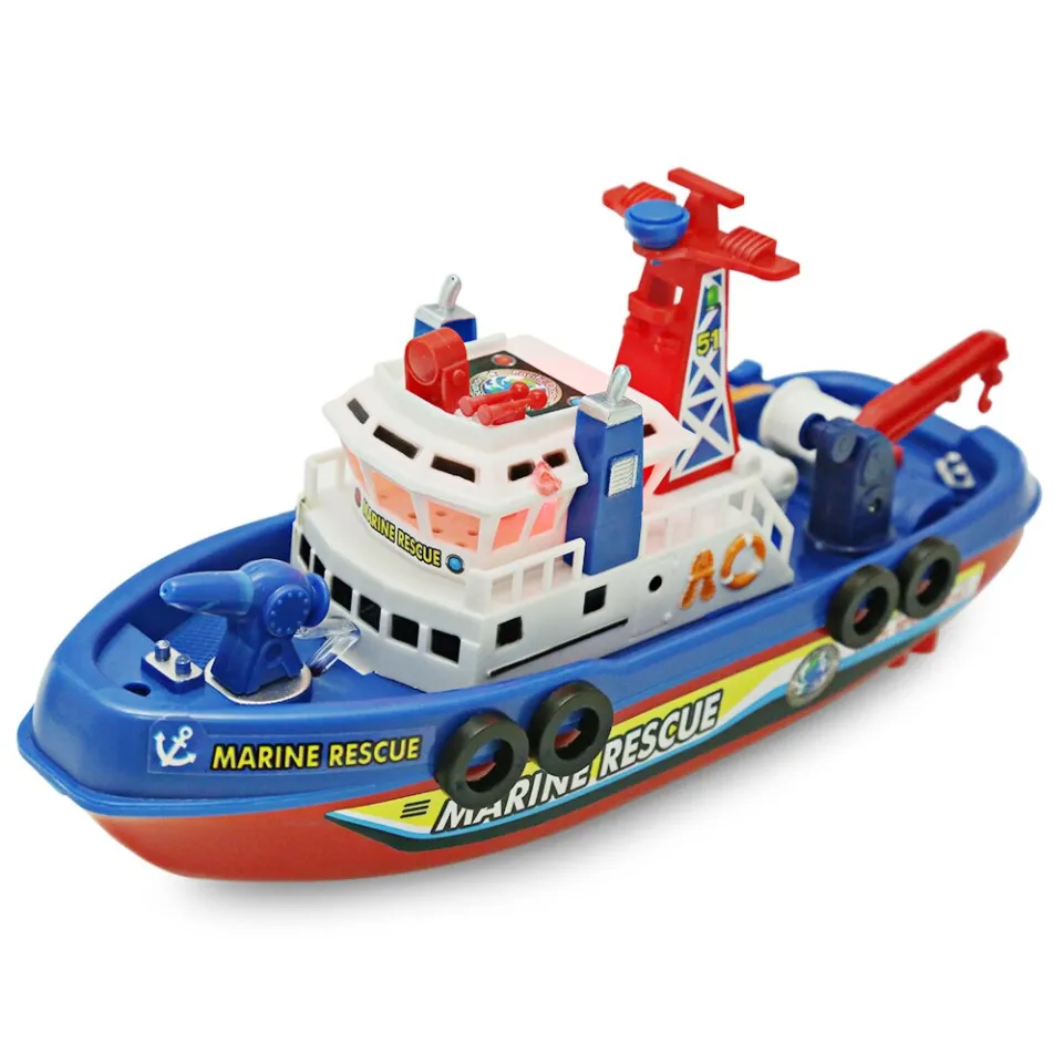 Toy boat best sale with fire