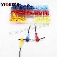 70PCS/35Pairs DIY boxed T-type quick connector crimp terminal cable convenient connector score lock quick connector T1 T2 T3