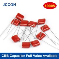 10Pcs 1000V CBB Polypropylene Film Capacitor 8/10/15/20MM 101 103 104 105 125J 221 222 223 224 225 332 333 334 CBB Capacitors