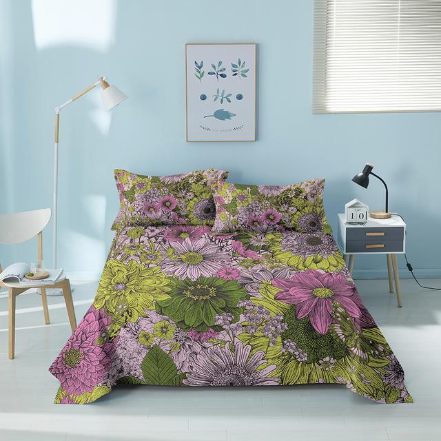 cw-bed-sheets-polyester-and-pillowcases-king-size-floral-flat-sheet-mattress-protector-cover-for-bedroom