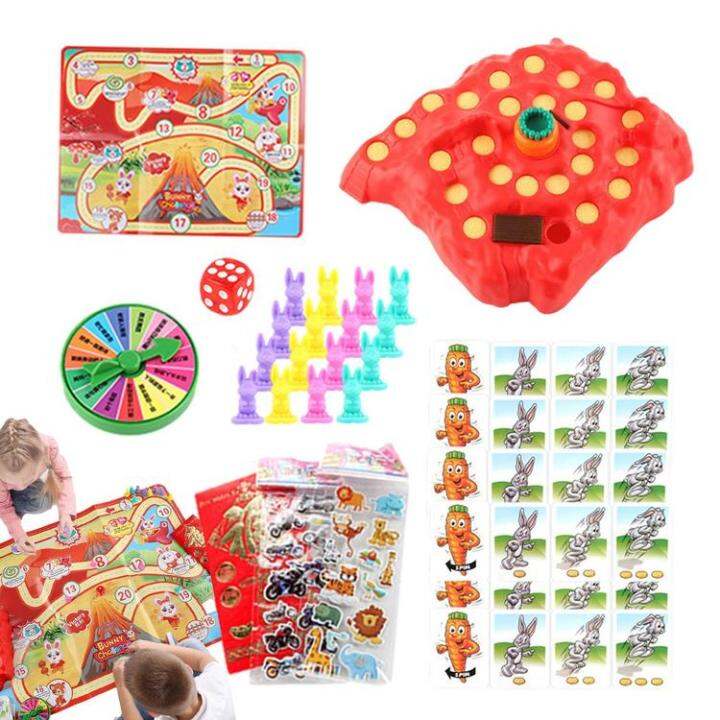 bunny-game-for-kids-educational-fun-party-parent-child-family-game-defend-the-carrot-developmental-board-game-for-preschoolers-toddler-boys-and-girls-polite