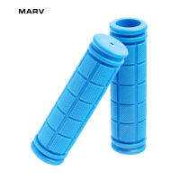 MARV 1คู่ทนทานจักรยานหลากสี Handlebar Grips ยางกันลื่นจักรยานเสือภูเขาอุปกรณ์จับ