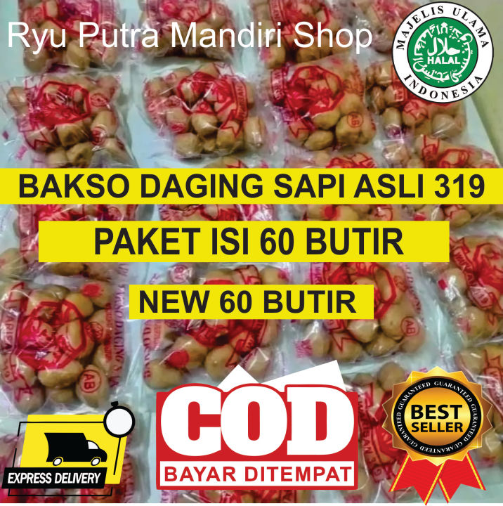 Bakso Sapi Warisan 319 Paket Isi 60 Butir Daging Sapi Asli