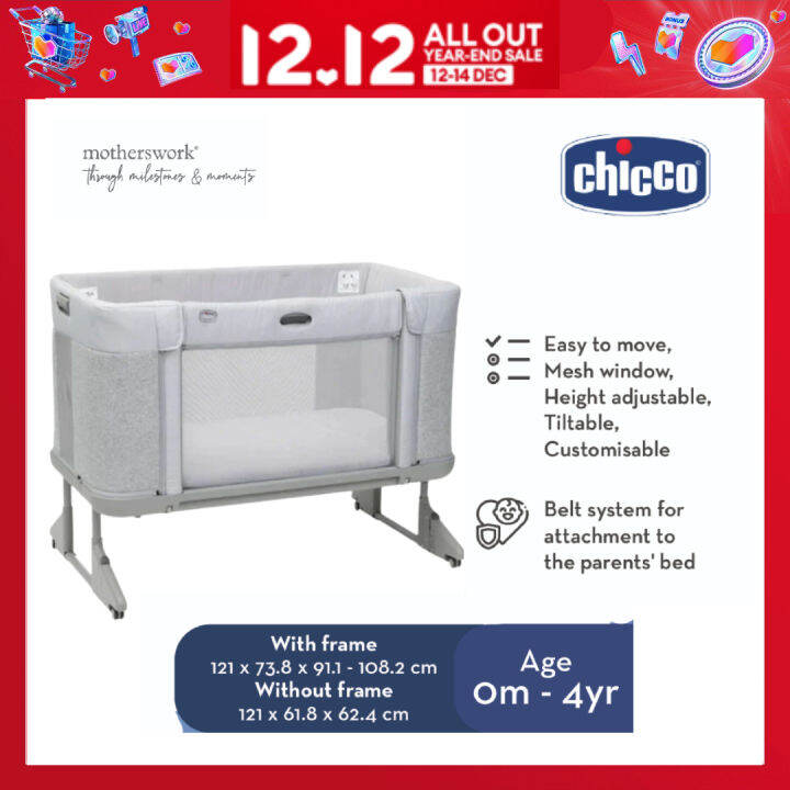 [4 Colors] Chicco Next2Me Forever CoSleeping Baby Cot Lazada Singapore