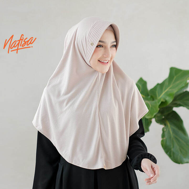 Nafisa Instan Azqila Premium - Hijab Instan Pet Antem Kaos Dan Lycra ...