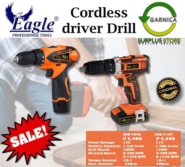 Eagle Cordless Driver Drill Lazada PH