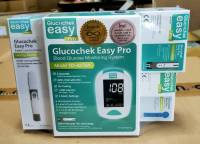 เครื่องตรวจน้ำตาลในเลือด Glucochek easy pro รุ่นTD4279A แถมฟรี แผ่นตรวจน้ำตาล 50 ชิ้น + เข็มเจาะเลือด 50 ชิ้น+ปากกาเจาะเลือดของแท้ประกันศูนย์