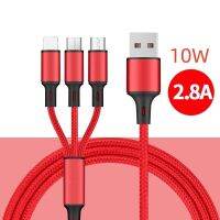 3 in 1 100W 5A fast charging C-cable Micro suitable for iPhone  Huawei  Xiaomi  Samsung charger  USB cable  1.2m phone accessory Docks hargers Docks C