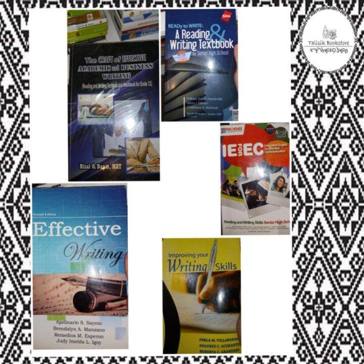 Original Reading and Writing Skills Books Senior High/SHS Humss, stem